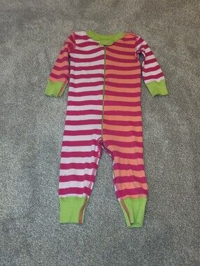 Hanna Andersson Baby Striped Pajamas Size 9-18 Months